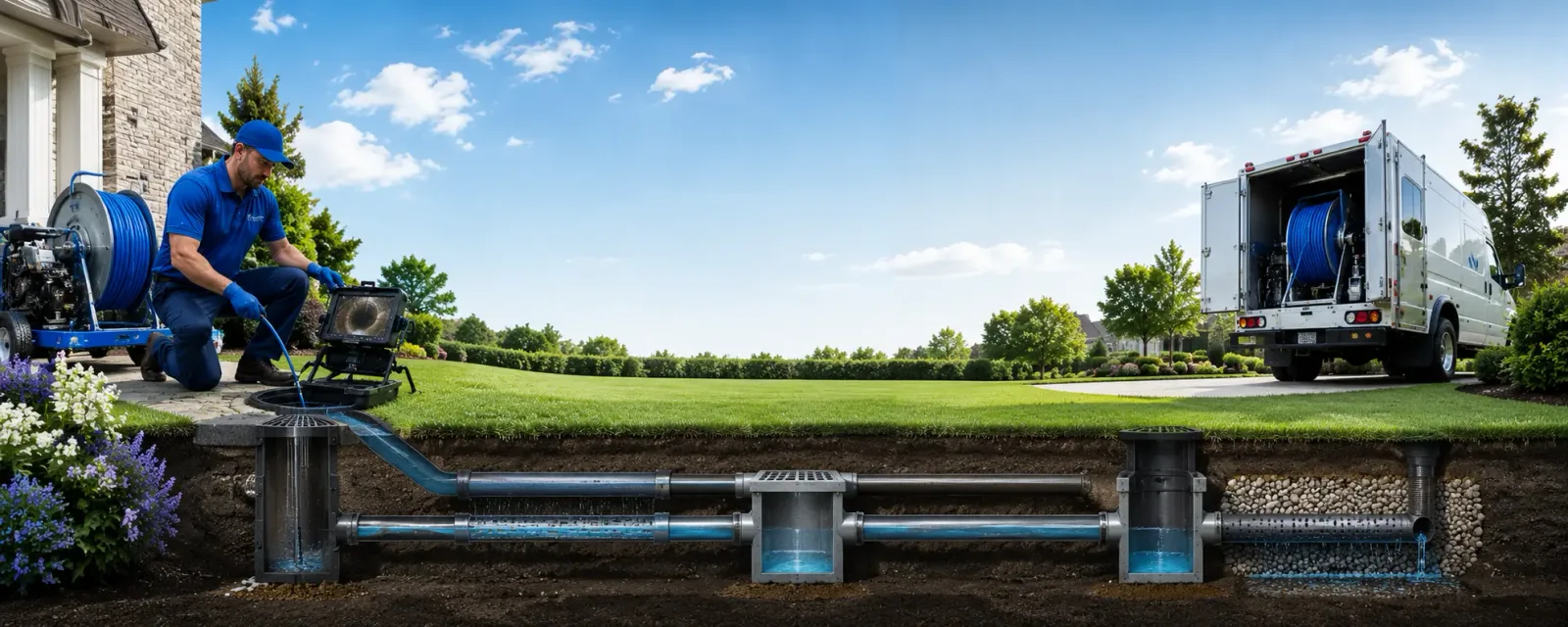 Outdoor drain cleaning information for Center Hill, FL